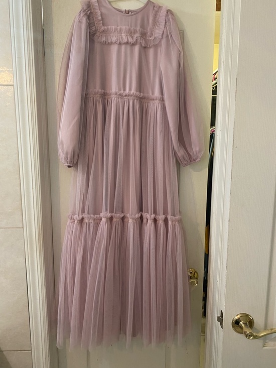Other - Lavender Sheer Tulle Maxi Dress